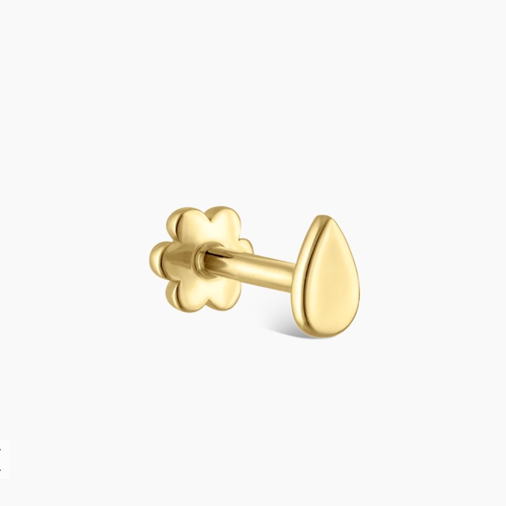 Maria Tash Teardrop Stud Earring